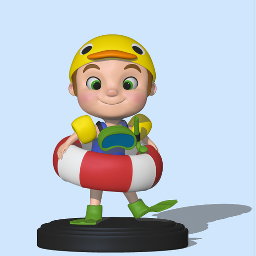 Sport Collection - Swimmer - 3D model önizlemesi