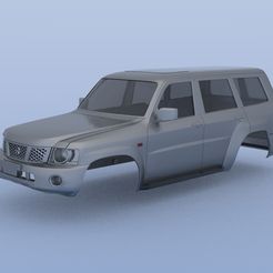 Y61.151.jpg 1/10 NISSAN PATROL Y61 one piece body 313mm wheelbase