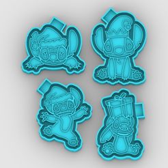 christmas-stitch-collection_1.jpg рождественская коллекция стежков - формочка для фрэша - силиконовая коробочка для формочек