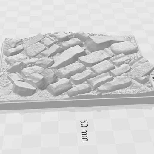 ovw3.png Fichier STL 1x 100x75mm base avec ruines en pierre・Design à télécharger et à imprimer en 3D, Mr_Crates