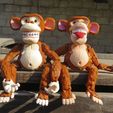 02-Monkey-Loco.jpg STL file MONKEY CRAZY FLEXIBLE・3D printer model to download