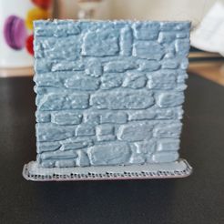 73043839_2564055970339021_8533242694435078144_n.jpg Free STL file Stone Texture・Template to download and 3D print