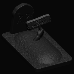 dd14d1675c2e53f1e956562c7fe73b0e.png Free STL file Halloween Grave・3D print model to download