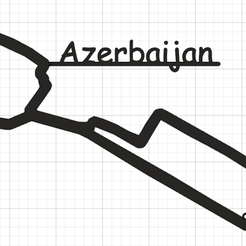 Capture-d’écran-2023-03-04-224436.png Free STL file Azerbaijan circuit wall decoration・3D print design to download