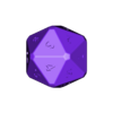d20.stl 50 mm polyhedral dice