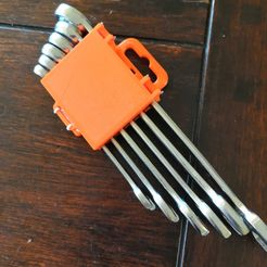 2019-06-09_10.58.54.jpg Free 3D file Wrench holder/organizer・3D printing idea to download