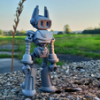 Zillolaab_Zippy_image03.png Free STL file ZILLOLAAB FLEXI PRINT-IN-PLACE ZIPPY THE BOT 🤖・3D printer design to download