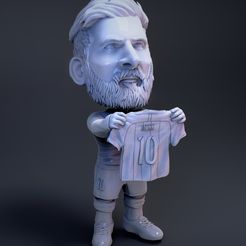 messi_p1.jpg STL-Datei MESSI CHIBI MOMENT BARCELONA・3D-Drucker-Vorlage zum herunterladen