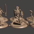 e1128731dadbb4123eed8e0eccbed20a_display_large.jpg 28mm Undead Skeleton Warriors - Rising from the Grave / Earth