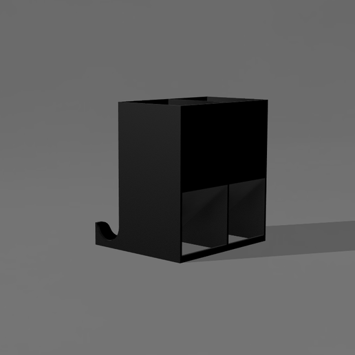 AA, AAA battery tray 3D model