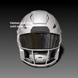 BPR_Composite5a.jpg Facemask Pack VIII for NFL Riddell AXIOM Helmet Geosanmo 3D print model