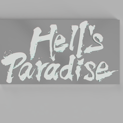 hell's-paradise-plate-1.png STL-Datei Hell's paradise plate・3D-druckbare Vorlage zum herunterladen