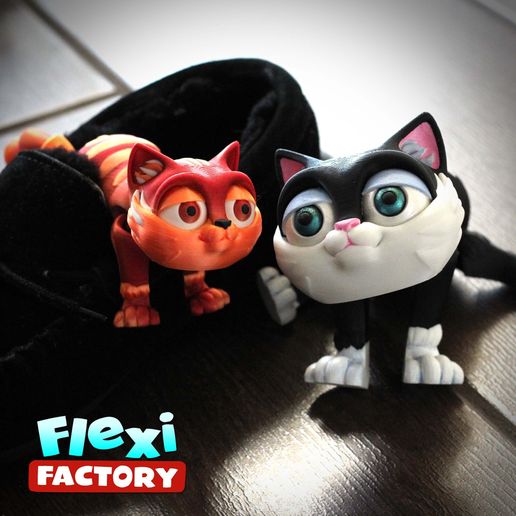 Dan-Sopala-Flexi-Factory-Kitten_09.jpg Mignon chaton à imprimer Flexi