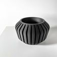untitled-2196.jpg The Vaki Planter Pot with Drainage | Tray & Stand Included | Modern and Unique Home Decor for Plants and Succulents  | STL File