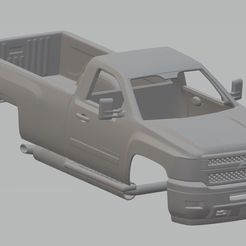 foto 1.jpg Fichier STL Silverado 2011 Camionnette à carrosserie imprimable・Design pour impression 3D à télécharger