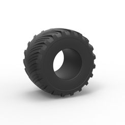 1.jpg 3D file Diecast Monster Jam tire 15 Scale 1:25・3D printing model to download, CosplayItemsRock