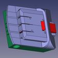 FreeCADview.jpg Адаптер MYPROJECT к POWERPLUS Batery