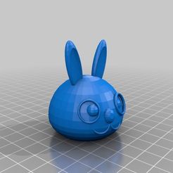 polysoup.jpg Bunny Sculpture II (head only)