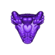 Flexi Valentine Dragon Head STL.stl PRINT IN PLACE FLEXI VALENTINE DRAGON ARTICULATED