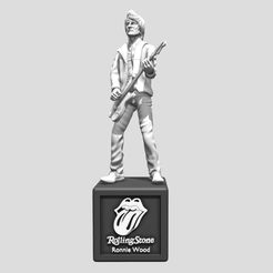 14.jpg STL file The Rolling Stones Ronnie Wood - 3Dprinting・3D printer model to download