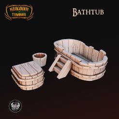 resize-bathtub-1.jpg Archivo 3D Bañera・Modelo para descargar y imprimir en 3D, themasterforgeofficial