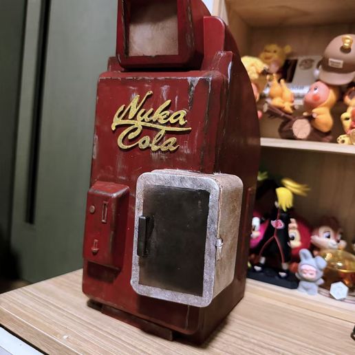 Fallout Nuka-Cola Vending Machine - Opening Door & LED Lights