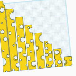 Cheese.png OBJ file Cheese Measure 1-8 inch・3D print object to download