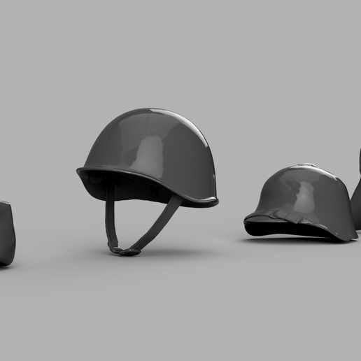 1/35 Russian Headwear pack 3D model