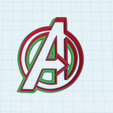 avengers.png Avengers Cookie/playdough Cutter's
