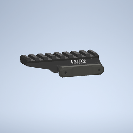🔫 Unity FAST Riser Mount・ STL File for 3D printing・Cults