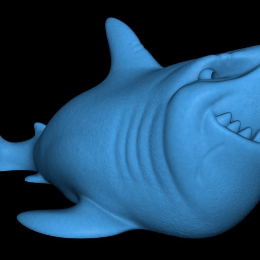 Bruce.jpg Descargar archivo STL gratis Bruce the Shark (Easy print no support) • Modelo imprimible en 3D, Alsamen