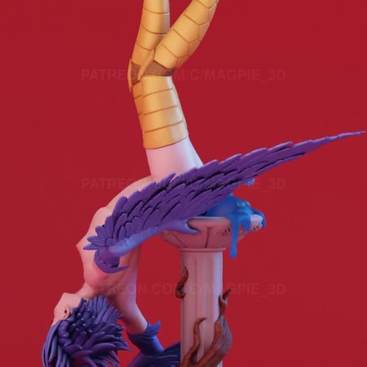 👹 Papi - Monster Musume - MagPie_3d Full Set・ 3D File for 3D printing・Cults