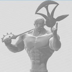 Escanor Principal 4.jpg 3D file Escanor (Nanatsu No Taizai)・Design to download and 3D print