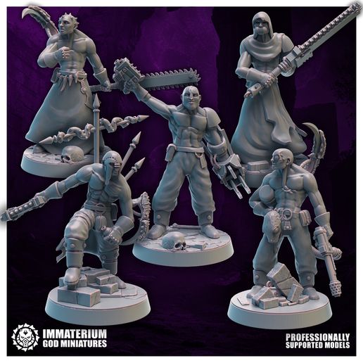 🎲 Profane looters set・ 3D File for 3D printing・Cults