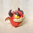 6.png Grumpii Monster Art Toy - Red Demon