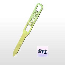 lettuce-1.jpg Spice labels, garden Markers - Lettuce. Plant stakes, plant labels - stl file 3d printing. Garden stake and herb markers - plant tags