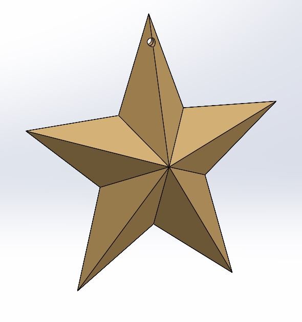 Free Stl File Star Decoration・template To Download And 3d Print・cults