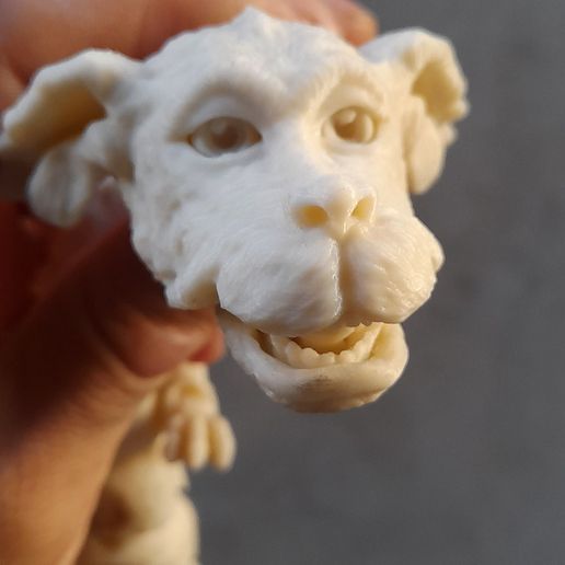 Falkor08.jpg LEONARDZ3D - NEW FLEXI FALKOR LUCK DRAGON - PRINT-IN-PLACE