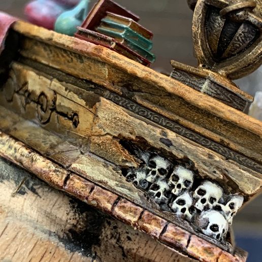 IMG_2429.JPEG Conjunto de mesa arcana do Necromante x3 terreno de masmorra