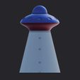 1-04.jpg UFO Tractor Beam Table Lamp - IKEA MITTLED Compatible - 3D Print & CNC Ready
