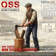 cults.png WW2 Man cutting firewood