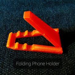 20211216_102917.jpg STL file Folding Phone Holder・3D printer model to download