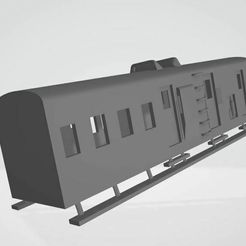 TDV.jpg Файл STL N Scale, QR TDV Гвардейский фургон с жильем для дроверов・Модель 3D-принтера для скачивания, tsgrocky