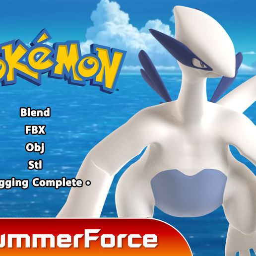 Lugia - Pokemon 3D model