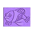 Stencil_Clownfish.stl Clownfish Stamp