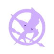 MockingjayPin.stl MockingJay Pin