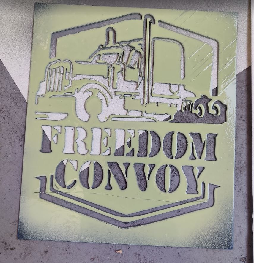 16.jpg Free STL file Freedom Convoy stencils・3D printer design to download, Lafe