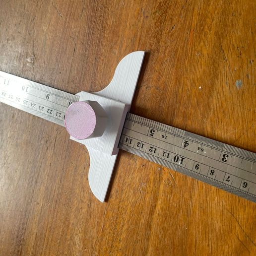 Stop for metallica ruler