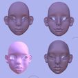 0D508FA4-7545-4548-9A79-AF12819035F2.jpeg Dxgirly Designs - 4 pack of 1/4 scale BJD heads