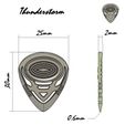 ThunderStorm-SuperHeavy-7Num-et-MarkReliefs-Dimensions-x1.jpg Thunderstorm Single Pick - Rigid Precision Guitar Pick - 2mm - STL